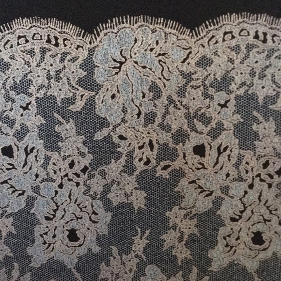 Sheer Top with a Lace Print - Picture 3 of 3